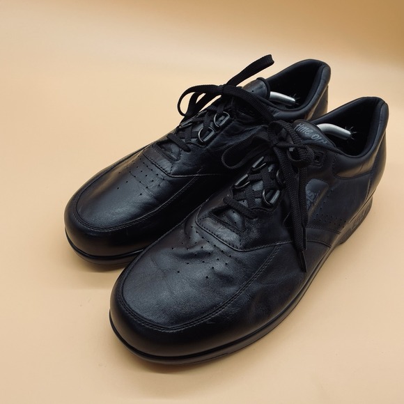 SAS‎ Time Out Shoes Mens Size 14 M Black Leather Comfort Walking Orthopedic - Picture 1 of 8